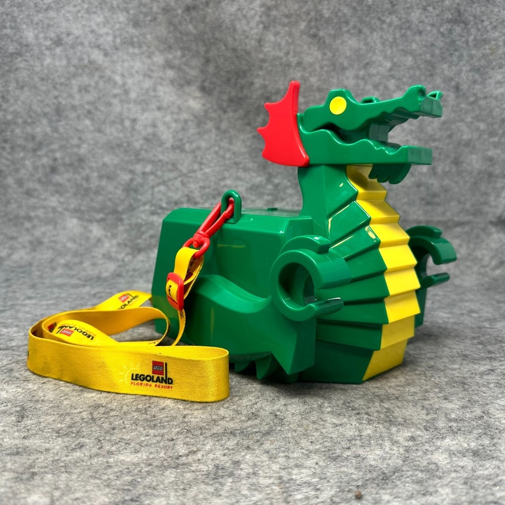 Legoland Dragon Popcorn Bucket Florida Toy Green